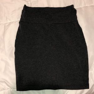 High waist bandage mini